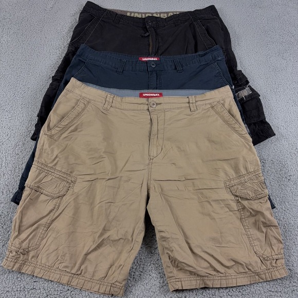 LOT OF 3 UNIONBAY Shorts Mens 38 Cargo 12